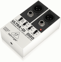 Behringer Ultra-DI DI20 DI Box front right side angle