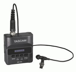 Tascam DR-10L Portable PCM Field Recorder with Lavalier Mic