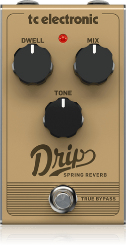 TC Electronic Drip Spring Reverb Pedal top view