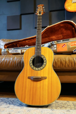 Pre-Owned Ovation 1111-4 Balladeer Acoustic Guitar w/ Original Hard Case 