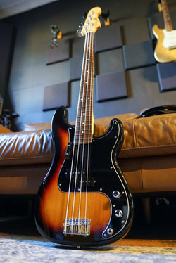Pre-Owned Fender Made in Japan Hybrid II Precision Bass, Sunburst