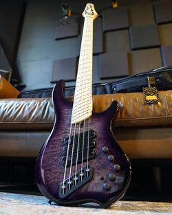 Dingwall Combustion 5-String Bass Guitar, Maple Fingerboard, Ultraviolet Burst