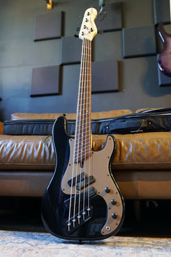 Dingwall SP1 5-String Bass Guitar, Rosewood Fingerboard, Black Metallic Gloss