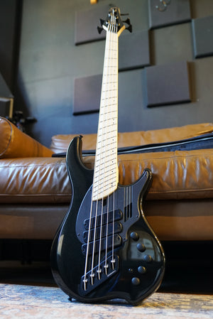 Dingwall NG3 5-String Bass Guitar, Black Metallic Gloss
