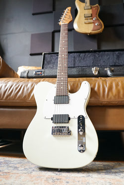 Pre-Owned Suhr Modern T Antique Olympic White EMG