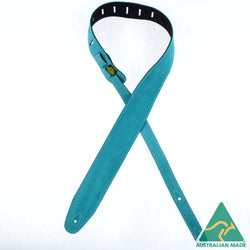 Colonial Leather Double Suede Strap - Jade