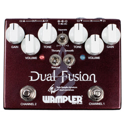 Wampler Dual Fusion Overdrive Pedal top view