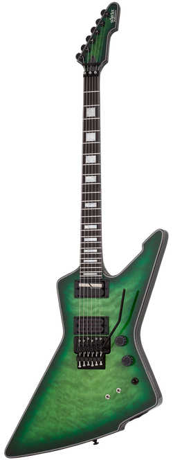 Schecter E-1 FR S Special Edition Trans Green Burst Electric Guitar