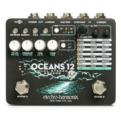 Electro Harmonix Oceans 12 Dual Stereo Reverb Pedal