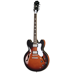 Epiphone Bonehead Riviera, Dark Tobacco Sunburst