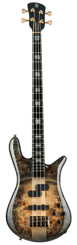 Spector Euro 4 CST Bass Guitar, Natural Black Burst Gloss