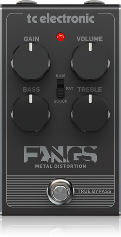 TC Electronic Fangs Metal Distortion top view