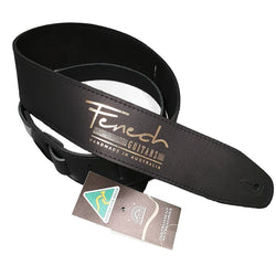 Fenech Leather Guitar Strap - Black