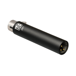 sE Electronics DM1 Dynamite Ultra-Slim Active Inline Preamp for Passive Mics - Black