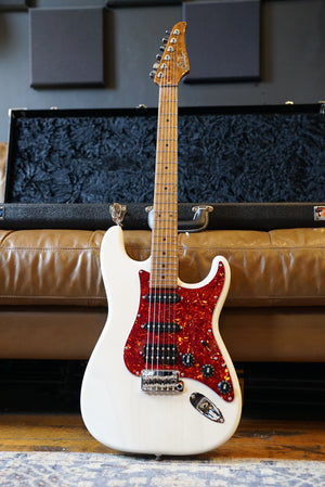 Suhr Classic S Paulownia Limited Edition, Trans White, HSS, 510