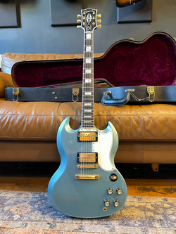 Pre-Owned Gibson Custom Shop SG, 2 Pickup, Pelham Blue w/Case  “2011
