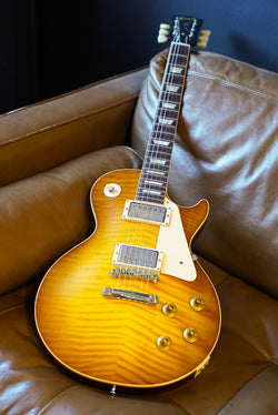 Gibson Custom Shop '59 Les Paul Standard Reissue, Ultra Light Back Upgrade - VOS Golden Poppy Burst