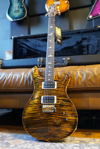 PRS Custom 24, 10 Top, Pattern Thin, Yellow Tiger