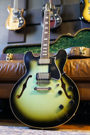 Heritage Custom Shop Factory Special H-535 Electric Guitar W/Case, Green Burst