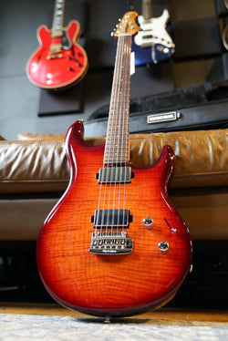 Music Man Luke 4 HH Maple Top - Afterburn