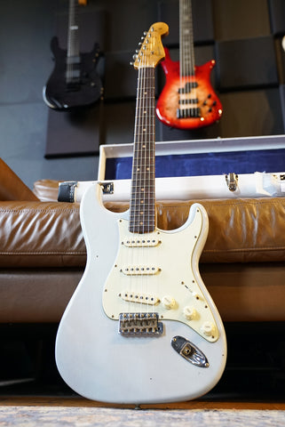 Fender Custom Shop '63 Stratocaster Roasted Paulownia, Trans Sonic Blu