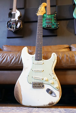 Fender Custom Shop '64 L-Series Stratocaster, Heavy Relic, Aged Olympic White