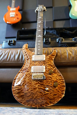 PRS Wood Library Custom 24, Quilt Maple 10 Top / Flame Maple Neck - Copperhead
