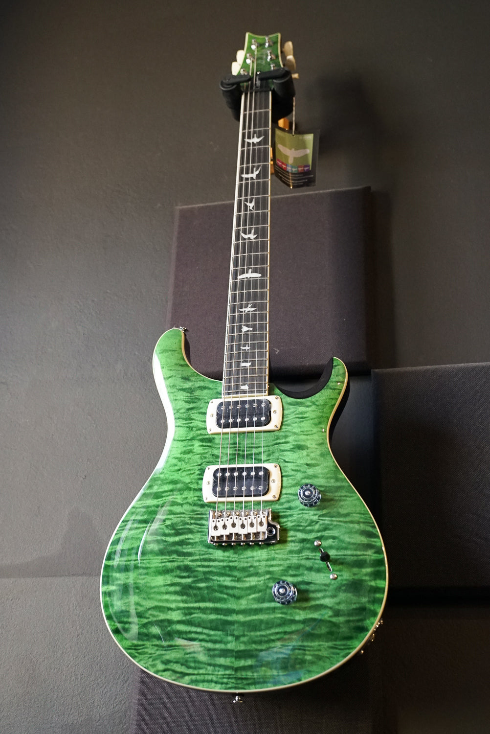 PRS SE Custom 24 Quilt, Teal Black