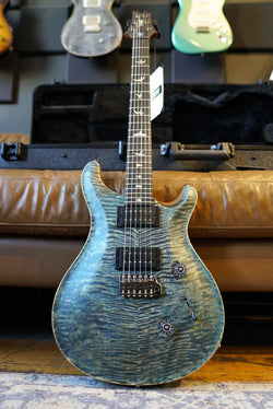 PRS Custom 24 Satin Limited, Faded Whale Blue Natural Back