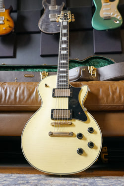 Heritage Custom Shop Factory Special H-157 Electric Guitar, Ivory White (Artisan Aged)