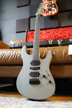 Suhr Modern Terra, Mountain Gray, Basswood, Plain Maple, Maple, Ebony, Black Hardware, HSH, 510