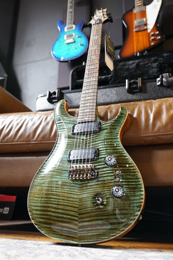 PRS Wood Library Custom 24-08, Moss Green w/ Flame Maple Neck