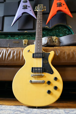 Heritage Custom Shop Core Collection H-137 Electric Guitar with Case (Artisan Aged) - TV Yellow