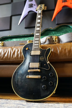 Heritage Custom Shop Core Collection H-157 Mahogany Top Electric Guitar, Ebony (Artisan Aged)