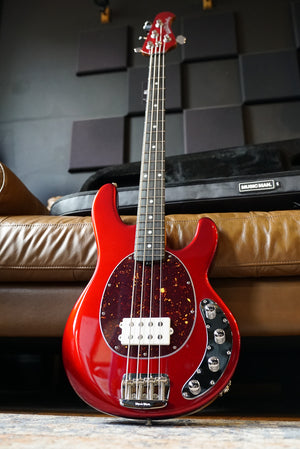 Music Man StingRay Special Bass Guitar - Candyman, Single Pickup, Chrome HW