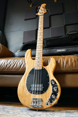 Music Man StingRay Special Bass Guitar - Classic Natural, Single Pickup, Chrome HW