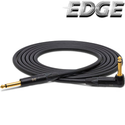 HOSA EDGE CGK020R EDGE GUITAR CABLE, NEUTRIK STRAIGHT TO RIGHT-ANGLE, 20 FT / 6M
