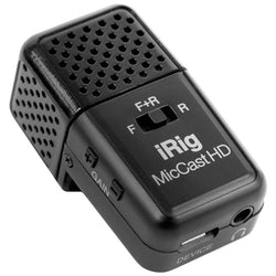 IK Multimedia IK iRig Mic Cast HD - Pocket-size Voice Recording Dual-capsule Digital Microphone for iOS & Android