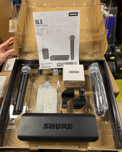 Shure BLX288 / SM58 Dual Handheld Wireless Microphone System *B STOCK*