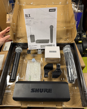 Shure BLX288 / SM58 Dual Handheld Wireless Microphone System *B STOCK*