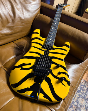 Pre-Owned Jackson Pro Origins 1985 Limited Edition San Dimas SD1 HH FR, Ebony Fingerboard, Yellow Bengal