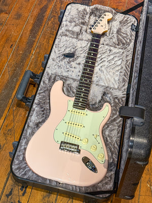 Pre-Owned Fender DE American Professional II Stratocaster RW Shell Pink w/ Matching Head Stock
