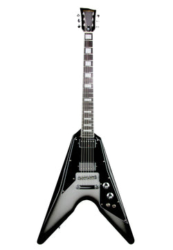 Dunable Asteroid DE - Gloss Silverburst, Chrome HW / Block Inlays, Front Photo