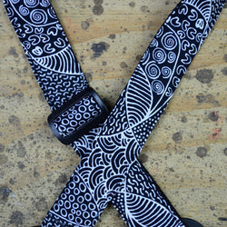 Colonial Leather Aboriginal Art - Black & White