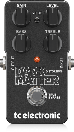 TC Electronic Dark Matter Distortion top view
