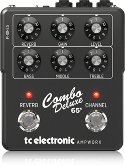 TC Electronic Ampworx Combo Deluxe 65' Dual-Channel Guitar Preamp top