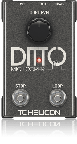 TC Helicon Ditto Mic Looper top view