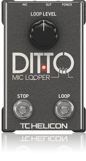 TC Helicon Ditto Mic Looper top view