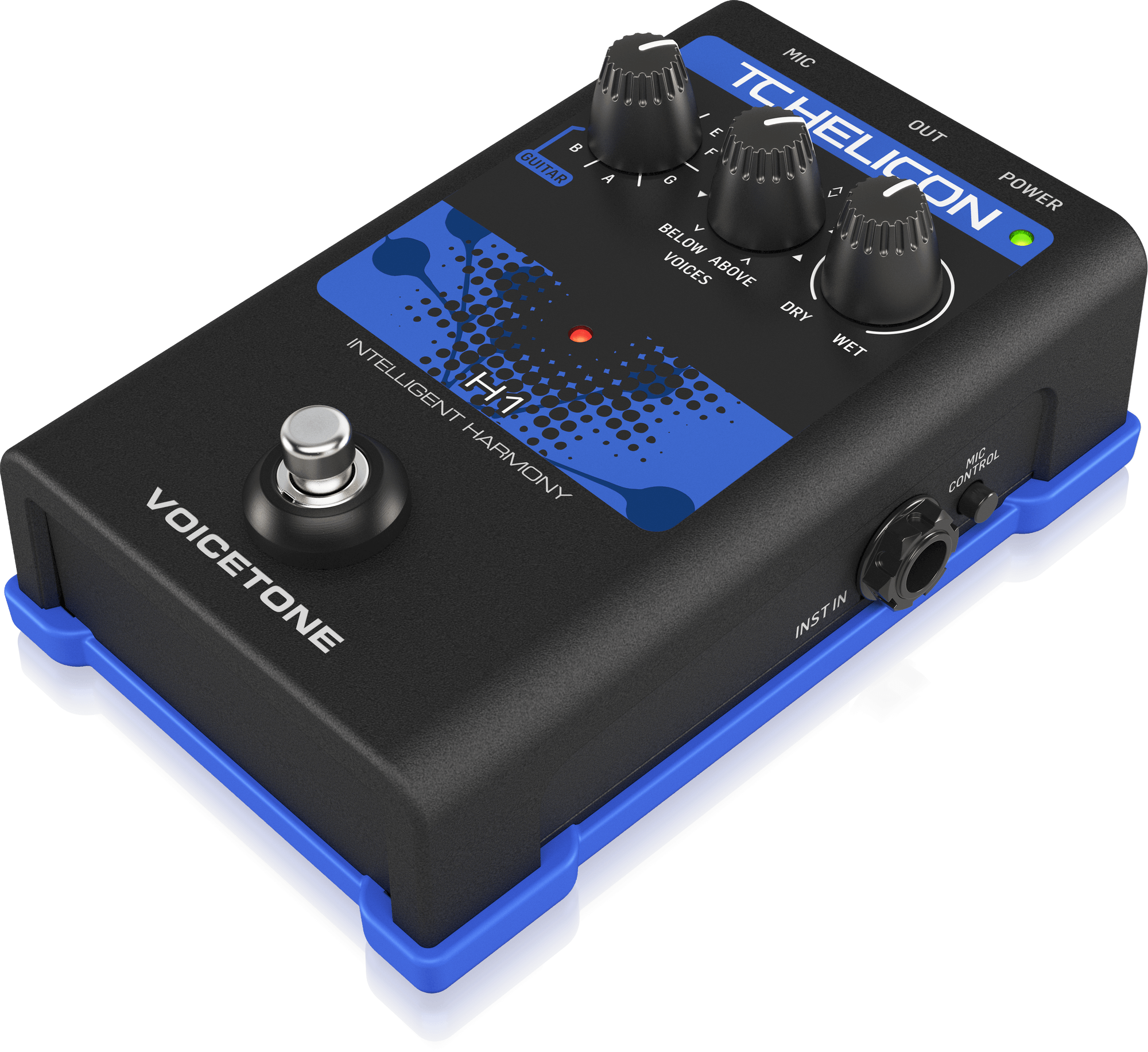 ギター TC-HELICON VOICETONE create TC Helicon VOICETONE H1 - Single-Button Stompbox for Realistic Guitar