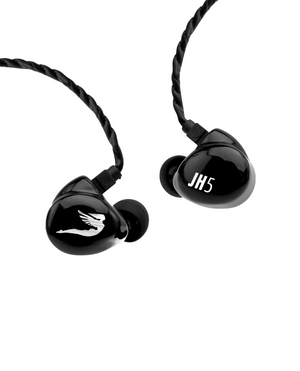 JH Audio JH5 Universal (Black), 2 driver / 2-way crossover IEM